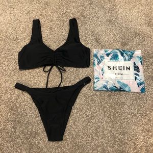 Shein Drawstring Bikini Set